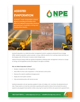 ASSISTED EVAPORATION BROCHURE
DOWNLOAD 