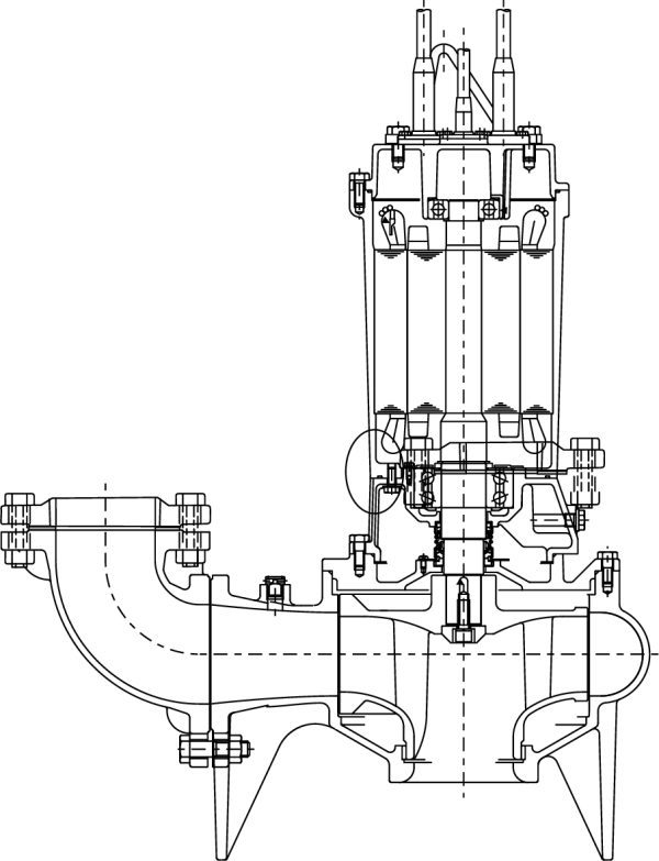 Ebara 100 DML 522 Submersible Dewatering Pump (03)